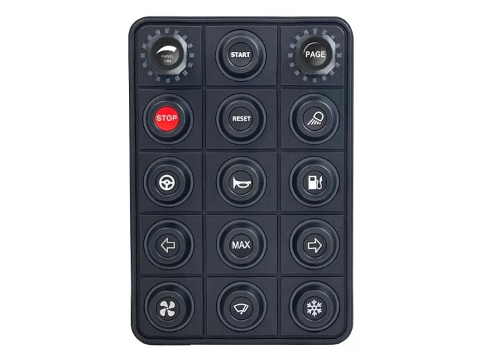 LINK - CAN Keypad 15 Button + 2 Rotary Encoders